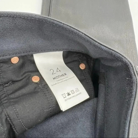 MOTHER The insider crop captured black pants B539 - Picture 5 of 6